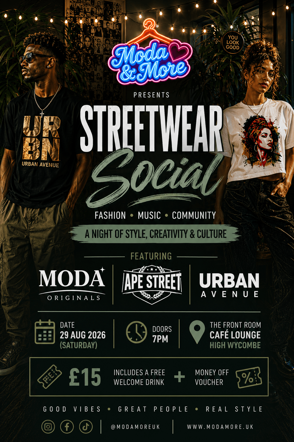 Moda & More Presents: Streetwear Social – A Night of Style, Creativity & Community