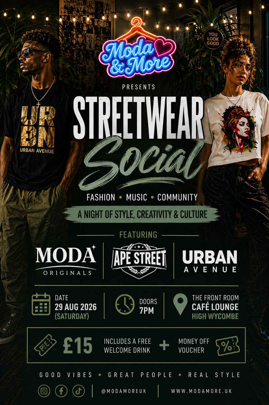 Moda & More Presents: Streetwear Social – A Night of Style, Creativity & Community