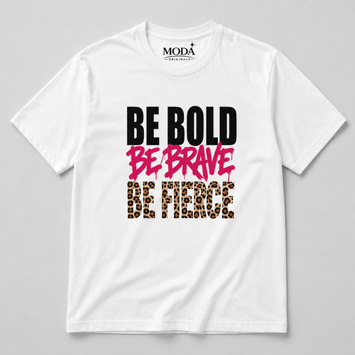 Moda Originals Be Bold White Tee