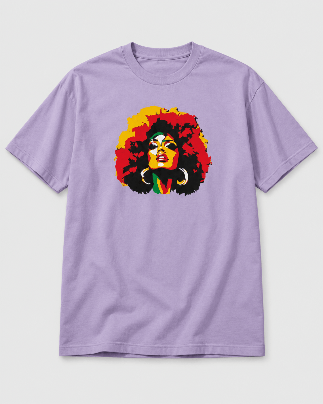 Moda Originals Caribbean Soul full-length T-shirt in Paragon, front view
