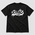 Moda Originals Iconic full-length T-shirt in Black, front view
