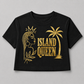 Moda Originals Island Queen Black with Gold Tee