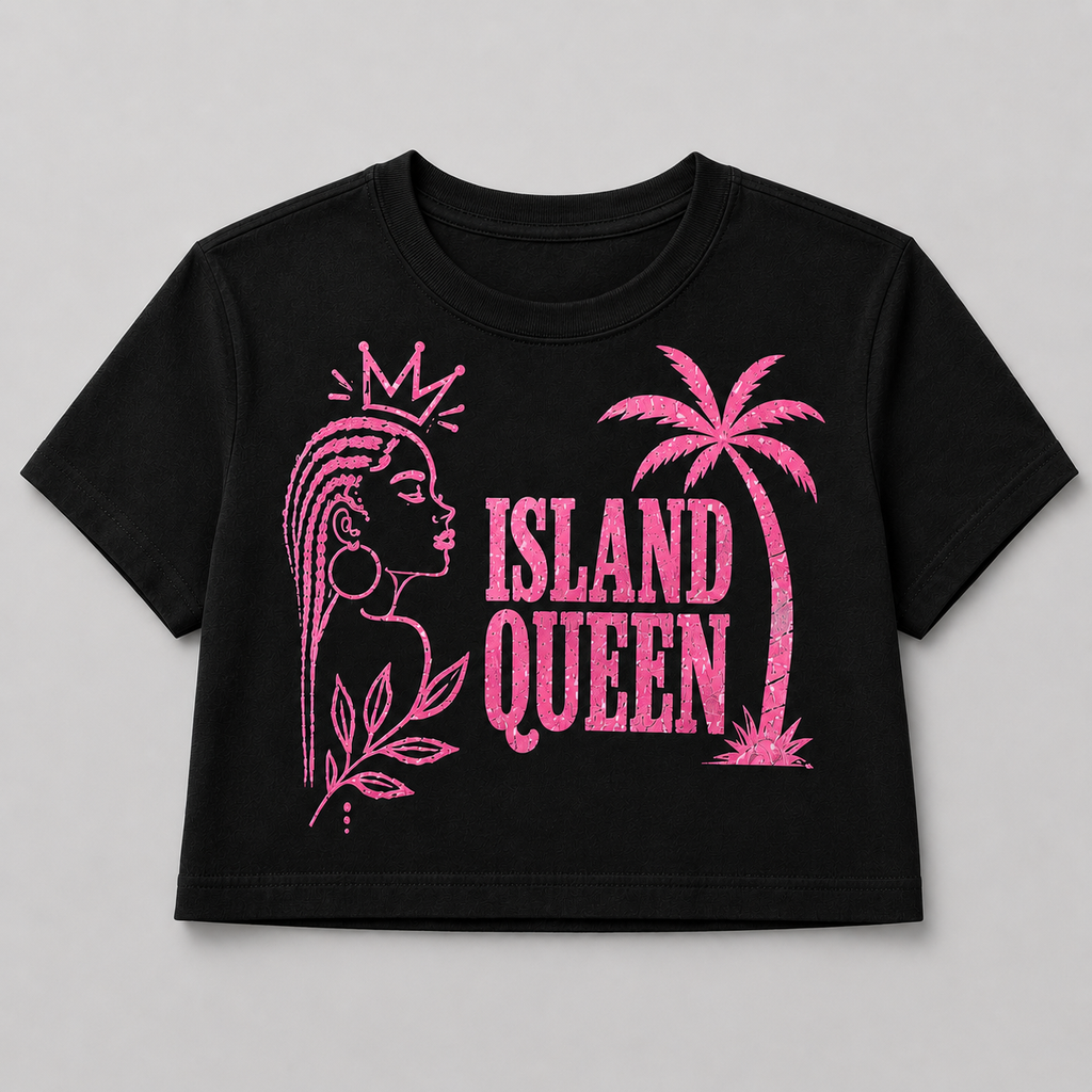 Moda Originals Island Queen Black with Pink Tee