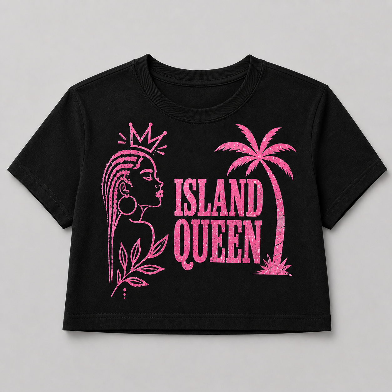 Moda Originals Island Queen Black with Pink Tee