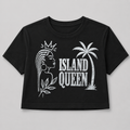 Moda Originals Island Queen Black with Silver Tee