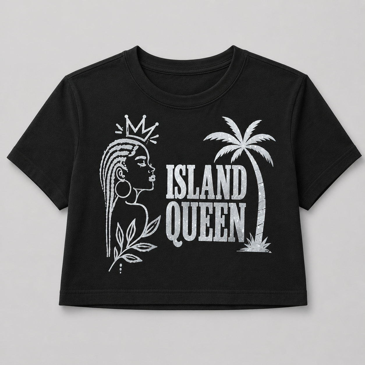 Moda Originals Island Queen Black with Silver Tee