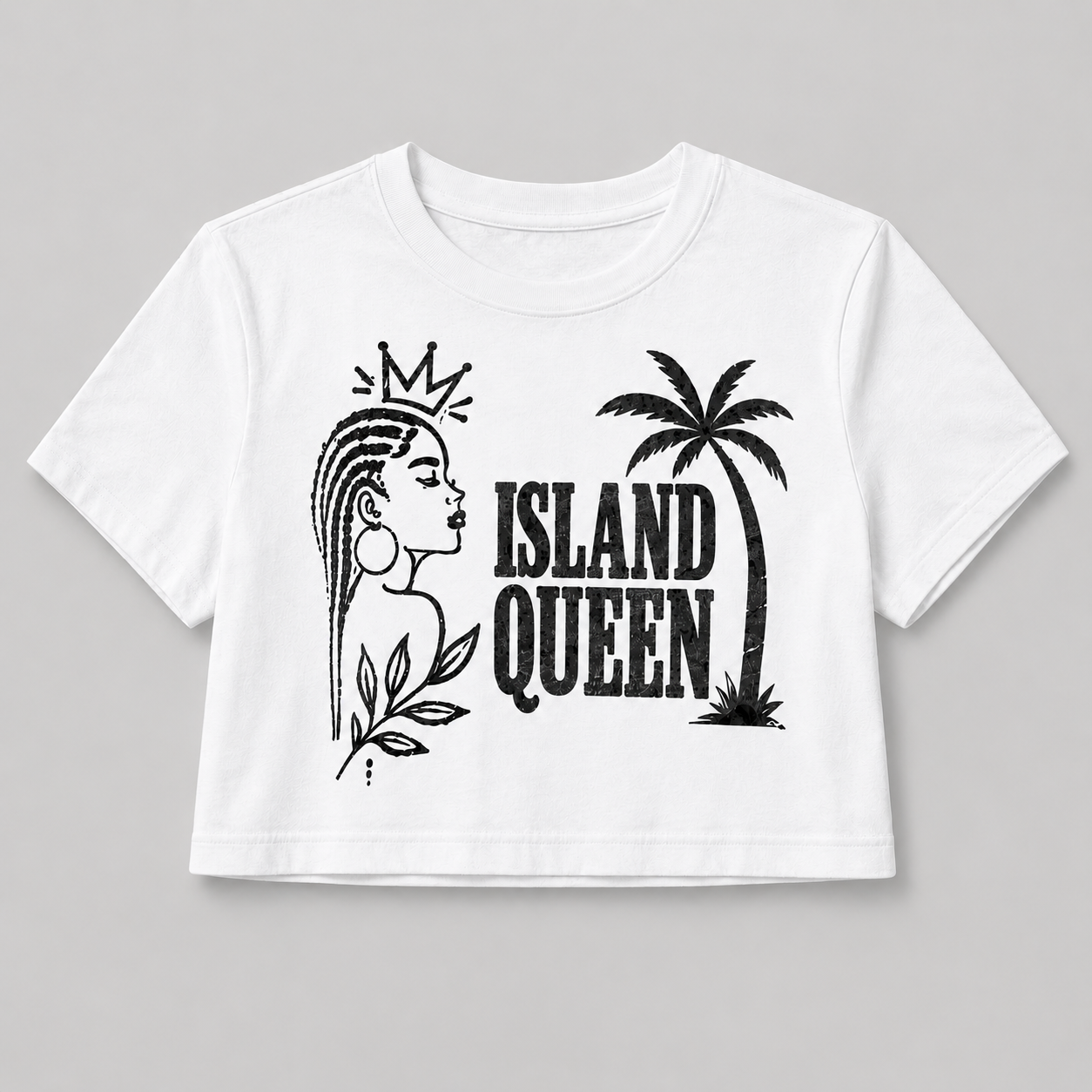 Moda Originals Island Queen White with Black Tee