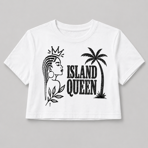 Moda Originals Island Queen White with Black Tee