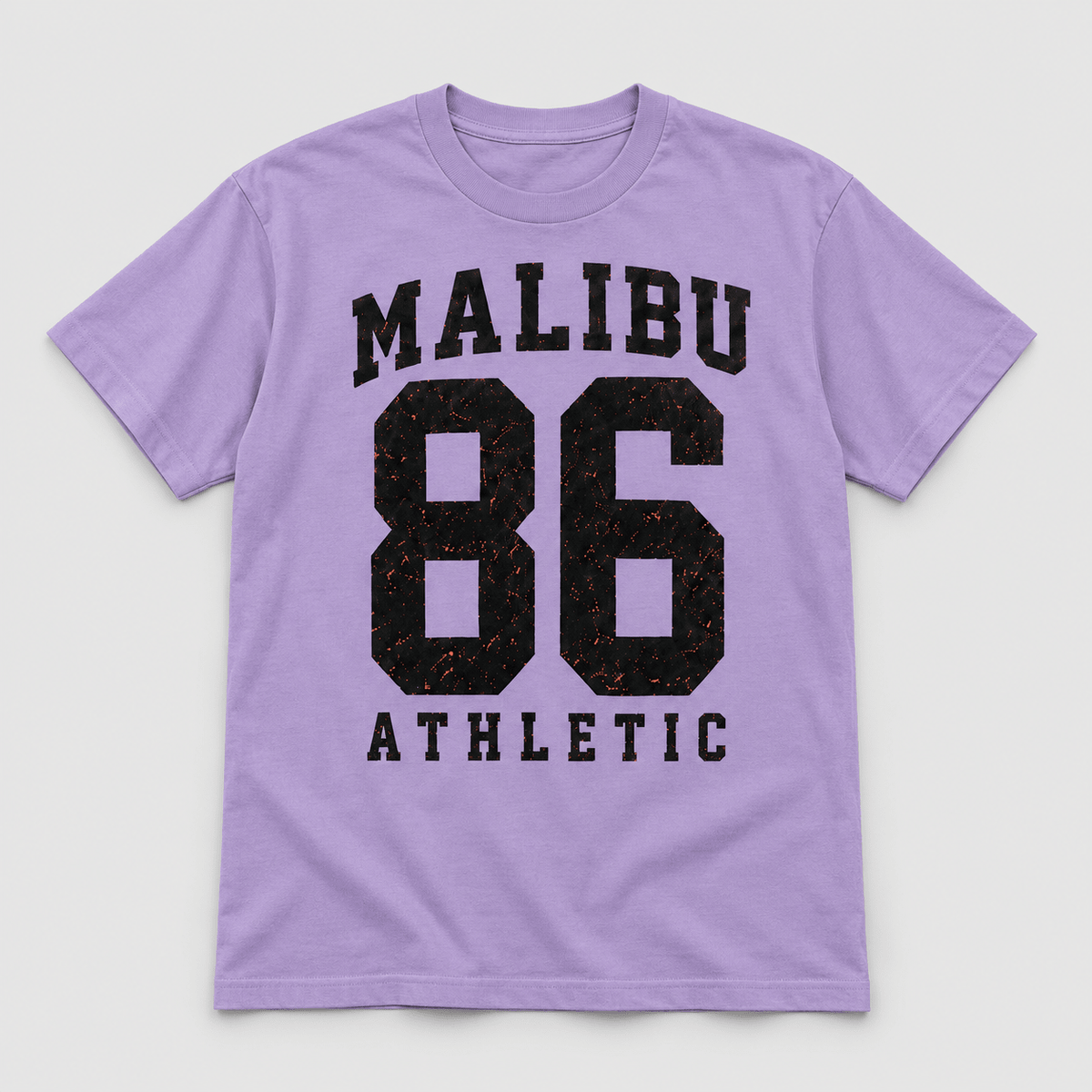 Moda Originals Malibu 86 full-length T-shirt in Paragon, front view