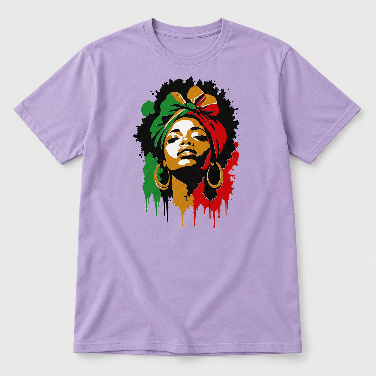 Moda Originals Roots & Rhythm full-length T-shirt in Paragon, front view