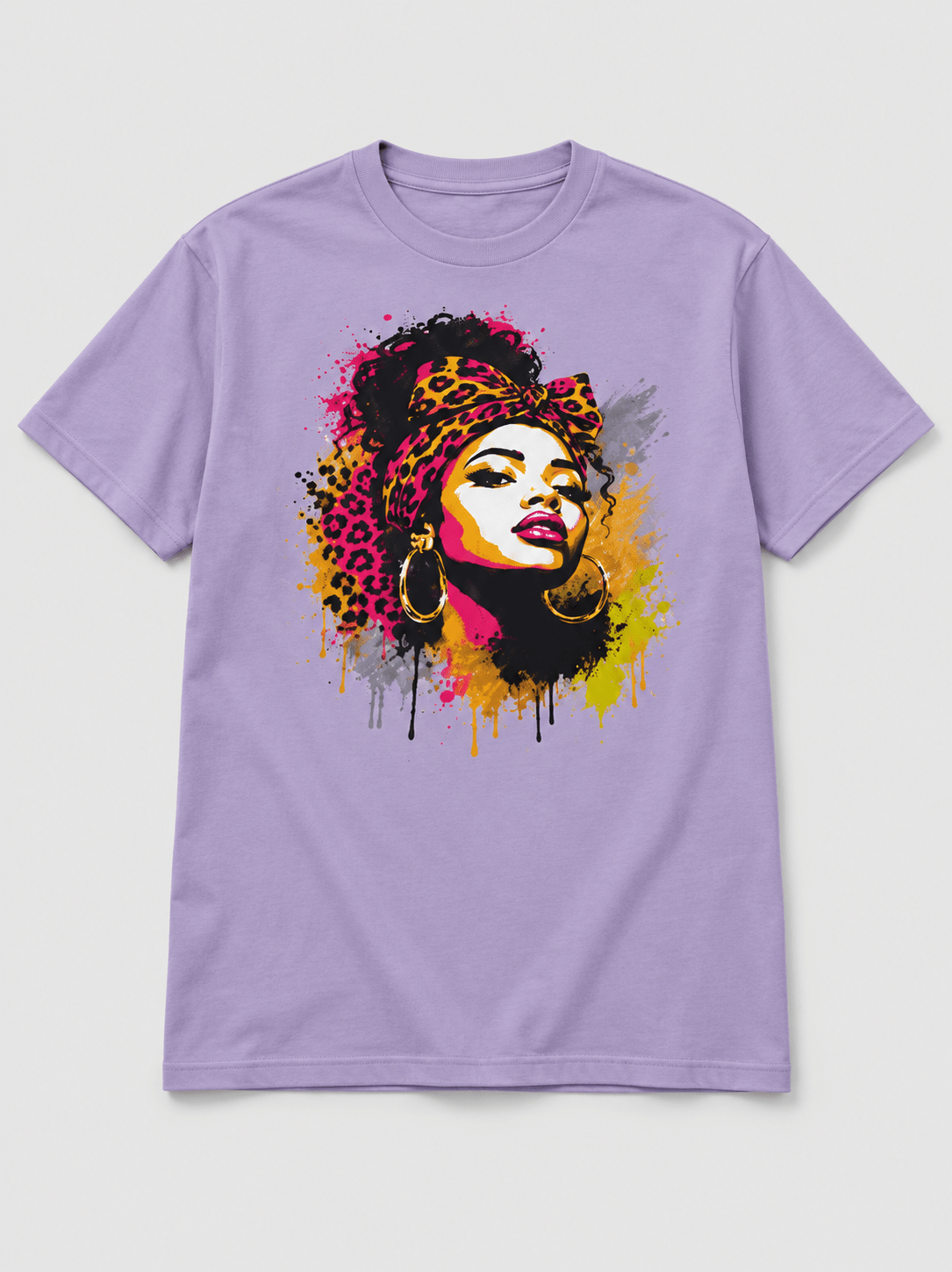 Moda Originals Wild Spirit full-length T-shirt in Paragon, front view