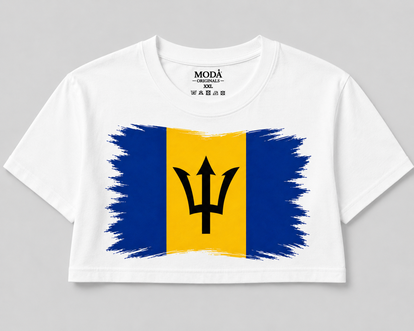 Wear Your Flag Caribbean Graphic T-Shirt | Full Size & Cropped Tee