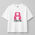 Pretty & Petty Women's Graphic Pink Streetwear Full Size / Crop Tee