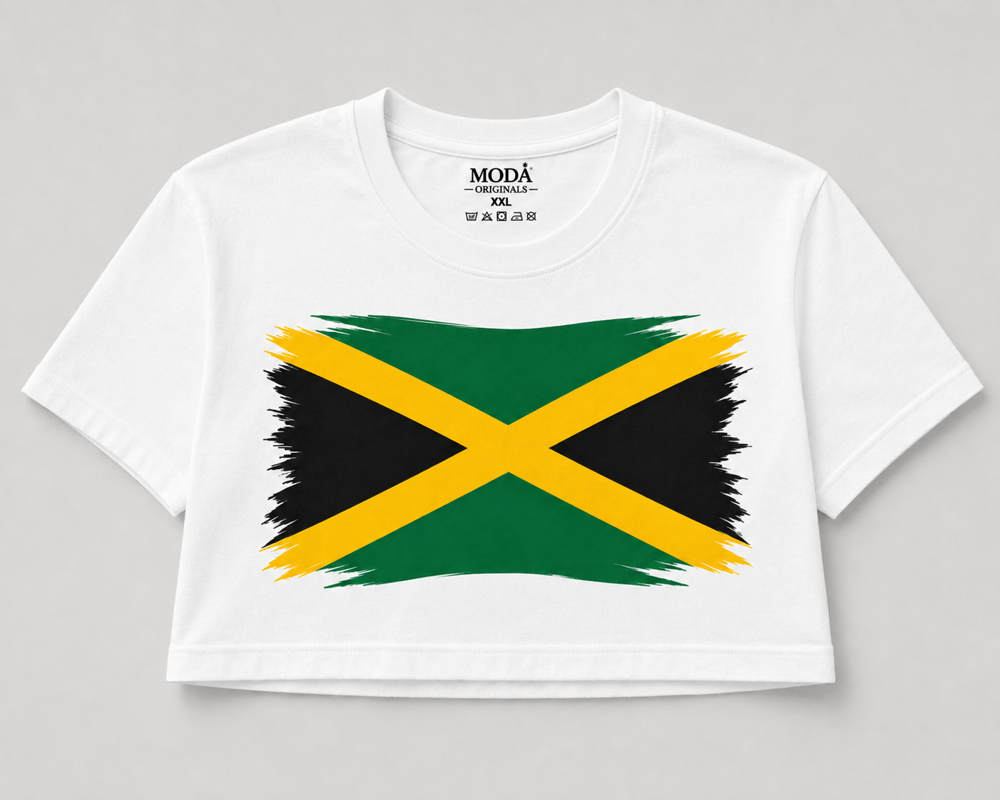 Wear Your Flag Caribbean Graphic T-Shirt | Full Size & Cropped Tee