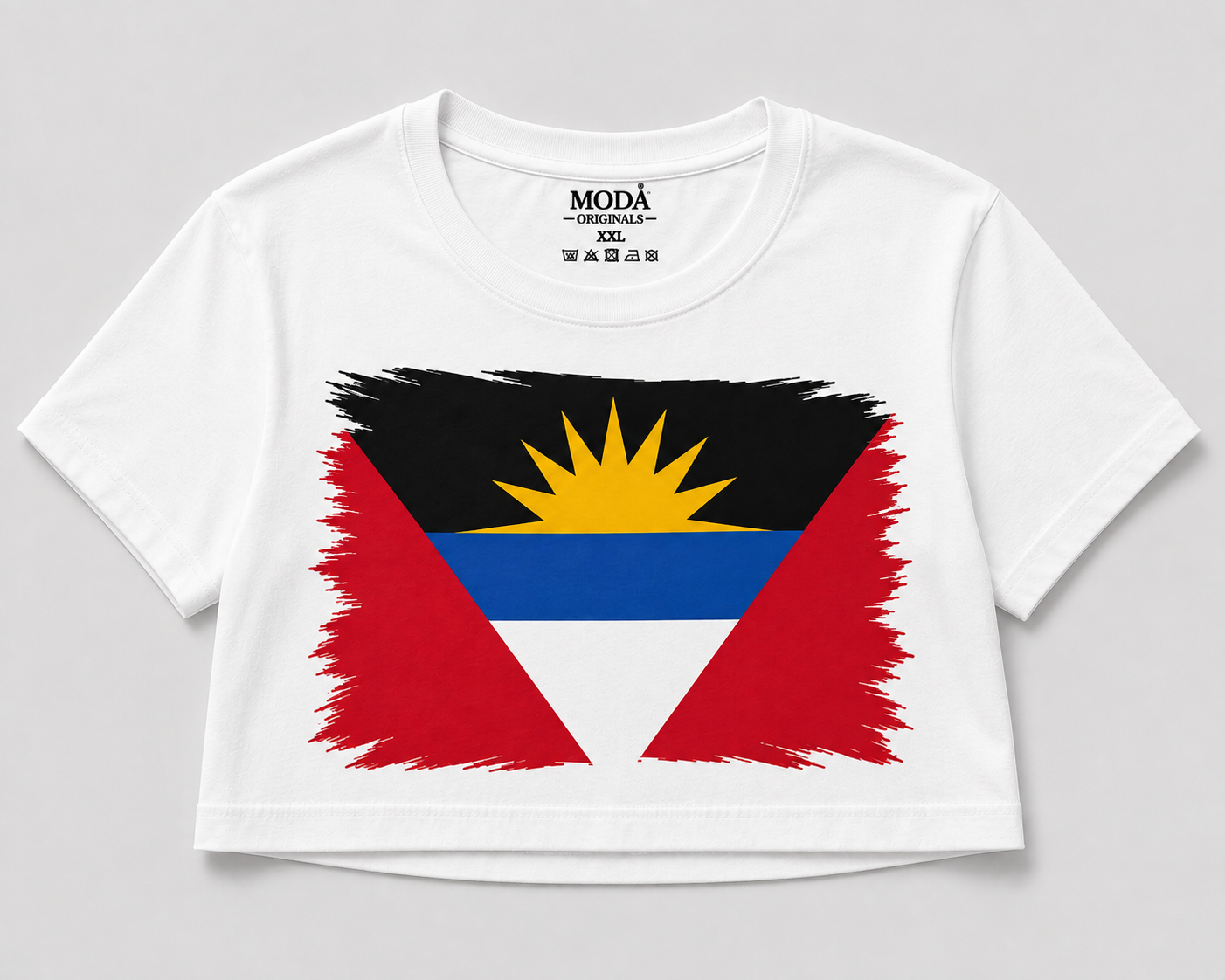 Wear Your Flag Caribbean Graphic T-Shirt | Full Size & Cropped Tee
