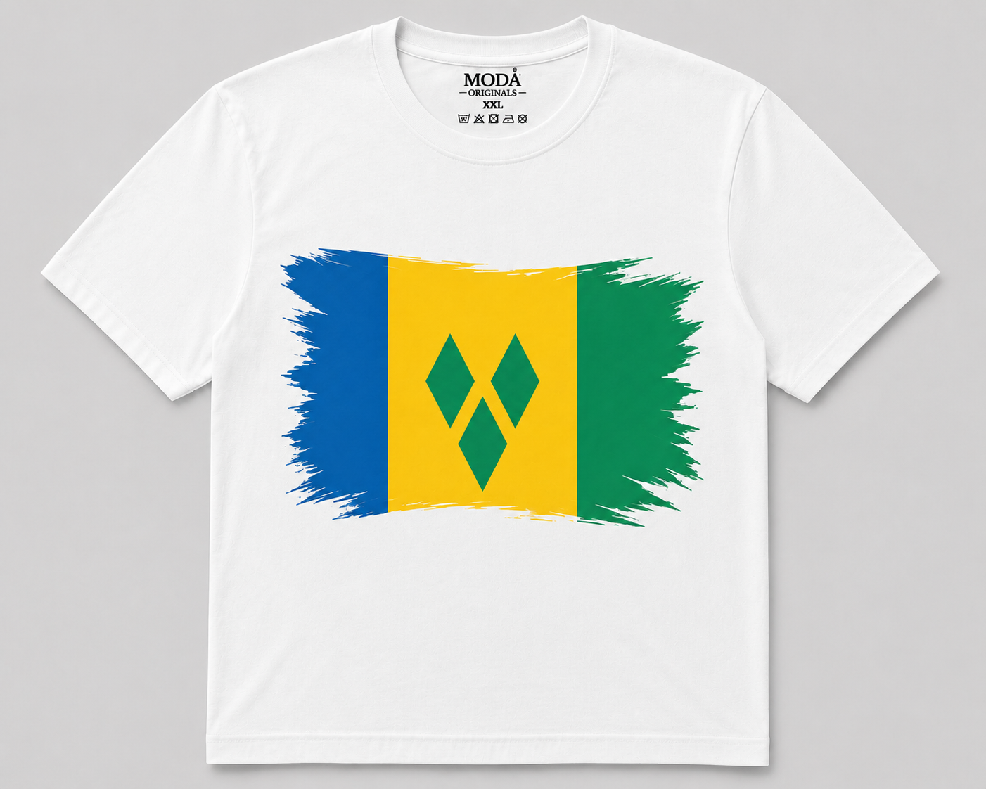 Wear Your Flag Caribbean Graphic T-Shirt | Full Size & Cropped Tee