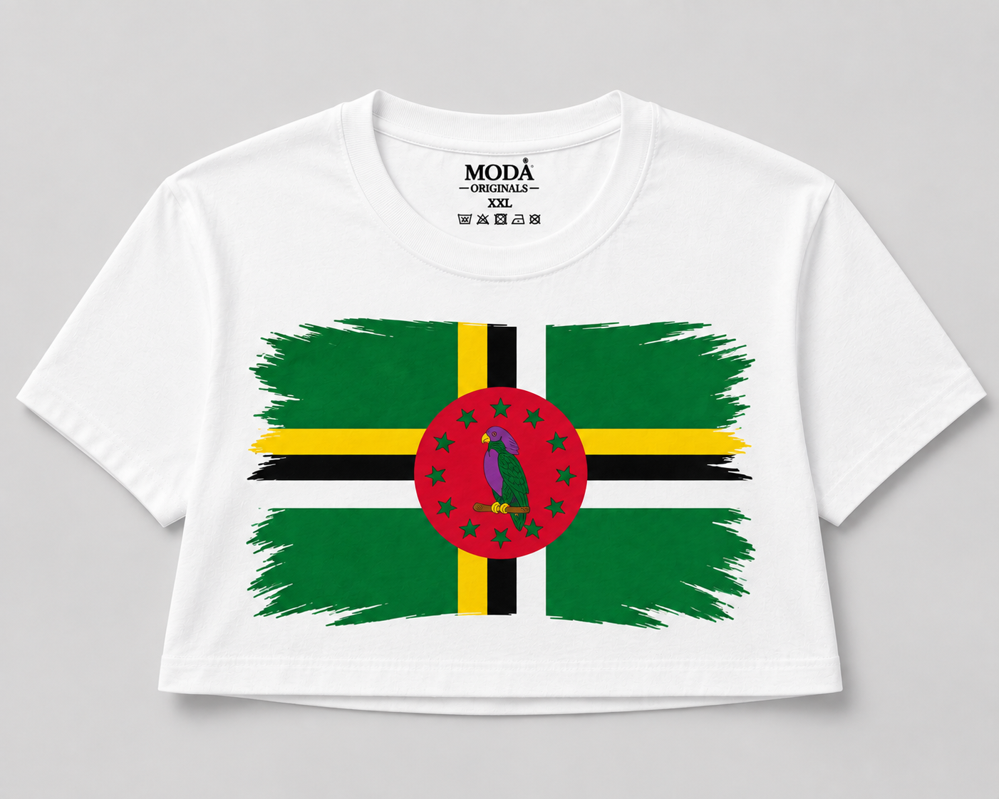 Wear Your Flag Caribbean Graphic T-Shirt | Full Size & Cropped Tee