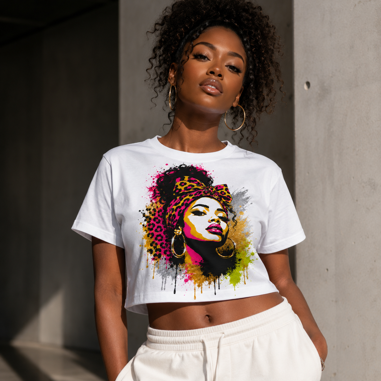 Wild Spirit – Women's Premium Graphic Crop Top