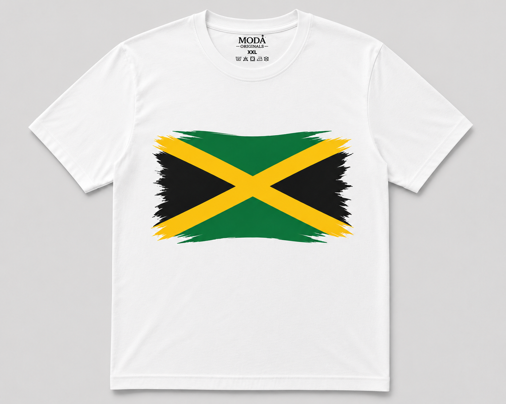 Wear Your Flag Caribbean Graphic T-Shirt | Full Size & Cropped Tee