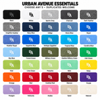 All 35 Urban Avenue Essentials colour options with names