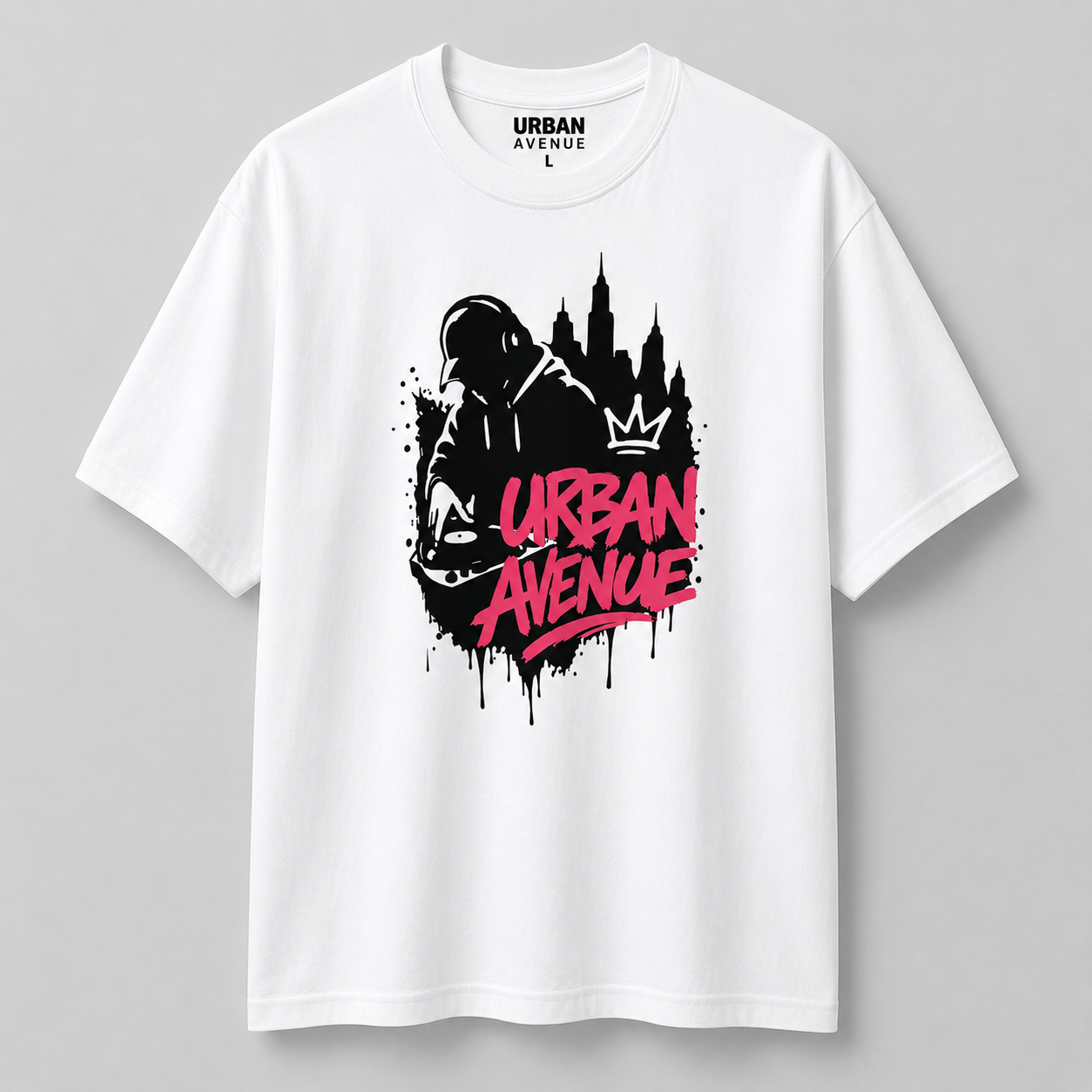 Urban Avenue City Beats Graphic Streetwear Tee